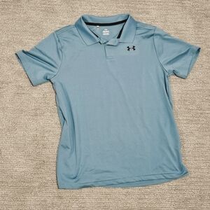 Under Armour Light Blue Performance Polo